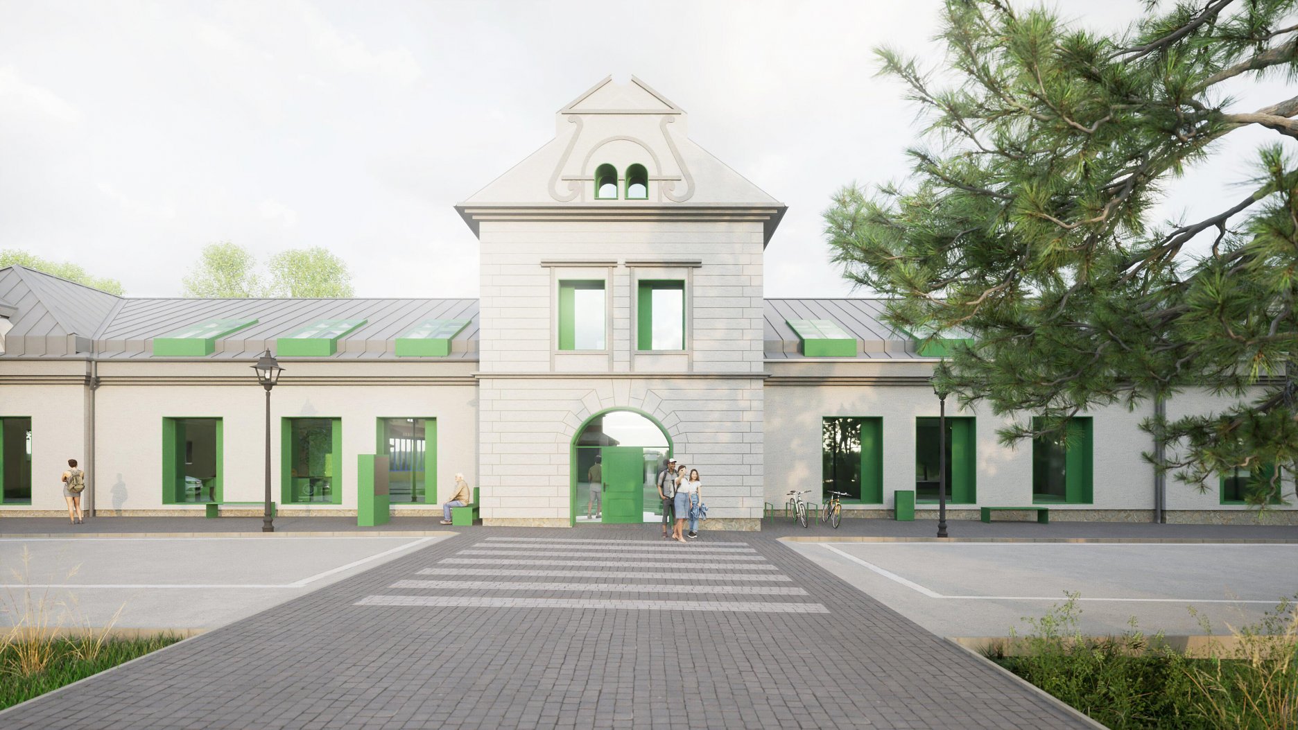 Návštevnícke centrum a administratívno-prevádzková budova Správy Národného parku Malá Fatra v obci Varín