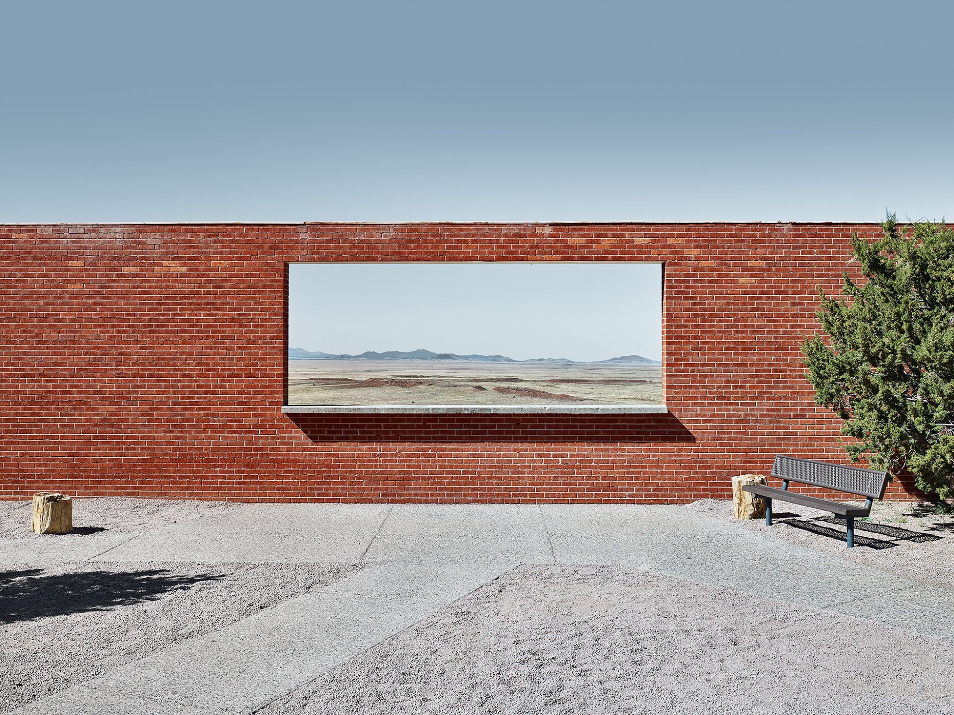 The Wall Frame, Arizona, Barrington Crater entrance compound, Arizona, 2015 