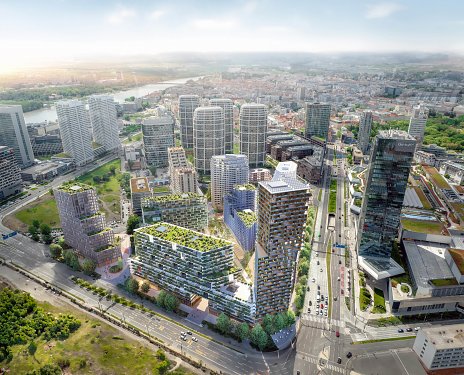 Víťazný návrh architektonicko-urbanistickej súťaže na územie v zóne Chalupkova