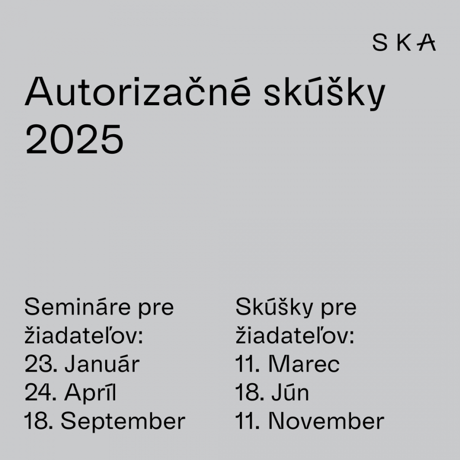 Autorizačné skúšky 2025