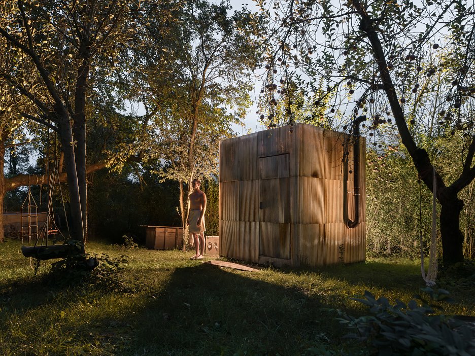 Upcyklovaná sauna, Brno