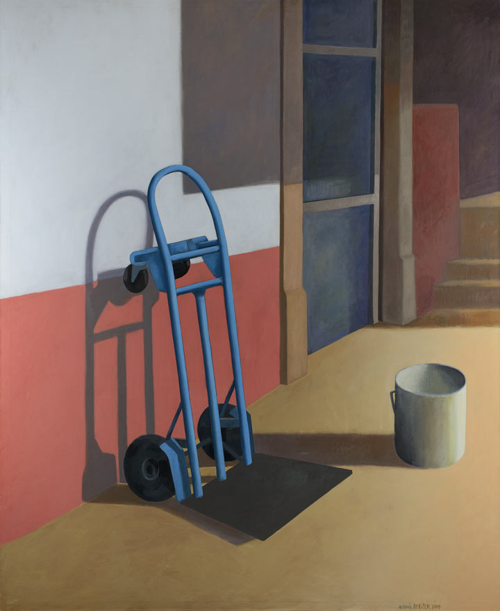 Foto: Antonín Střížek, Rudl, 2009, olej, plátno, COLLETT Prague | Munich, 220 x 180 cm / Photograph: Antonín Střížek, Rudl, 2009, oil, canvas, COLLETT Prague | Munich, 220 x 180 cm 